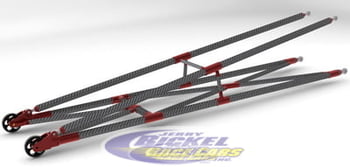 Carbon Fiber Wheelie Bars GMM-CWB-72